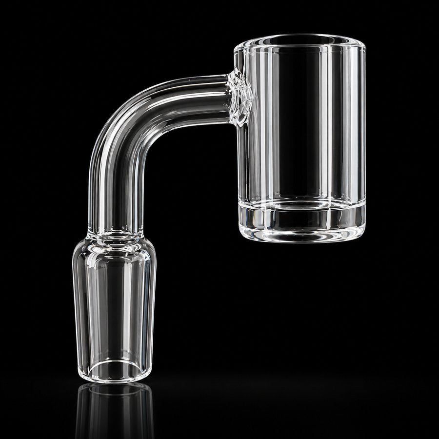 14mm Thick Bottom Quartz Banger – 90°