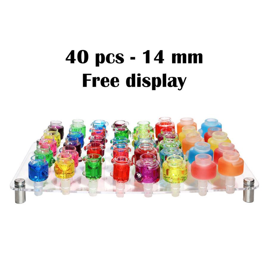14mm Wholesale Bowl Trade Deal 09, 40-Piece Mix