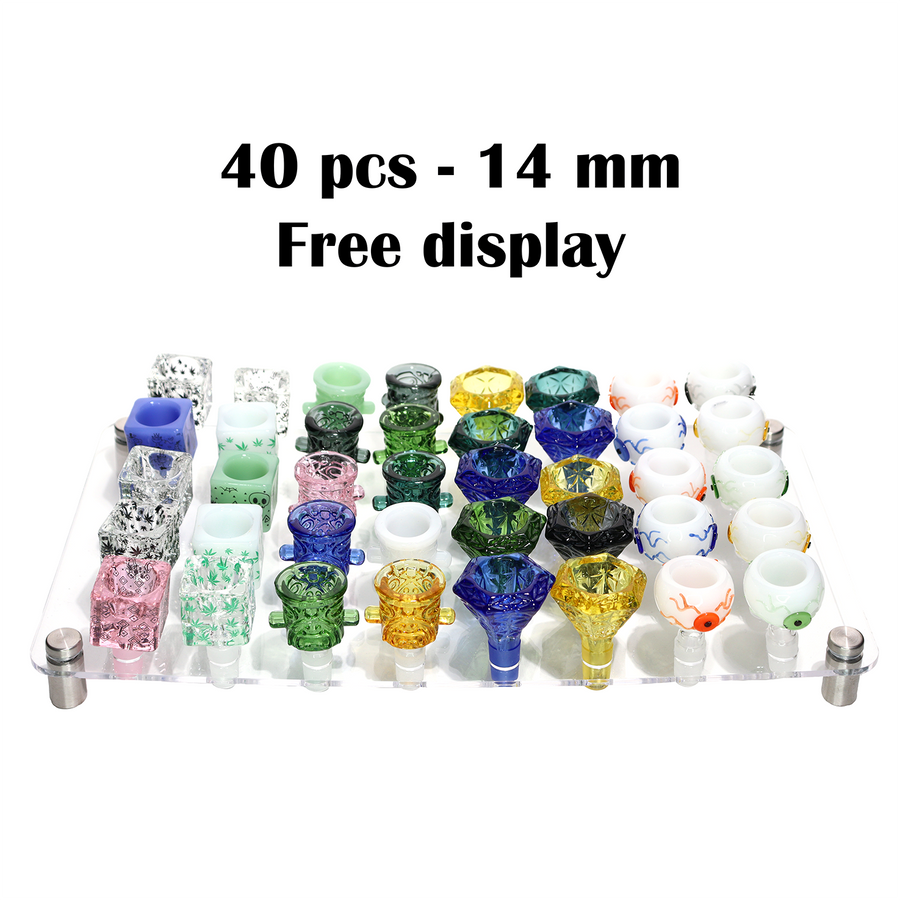 14mm Wholesale Bowl Trade Deal 06, 40-Piece