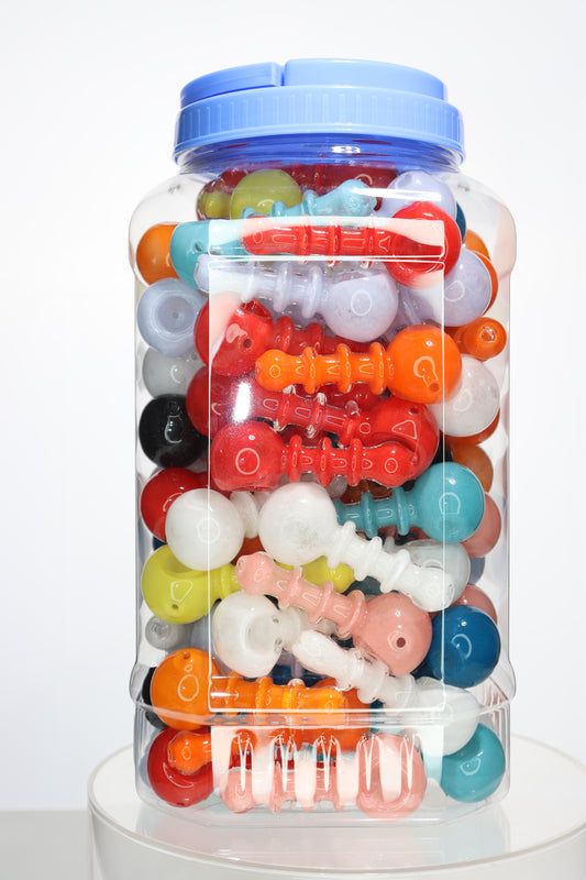 105 pcs – NEW 2025 JAR #2 Glass Hand Pipe Spoon $1.85 ea