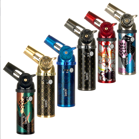 Scorch Torch 61822 Angled Butane Torch Lighter – Assorted Designs Wholesale