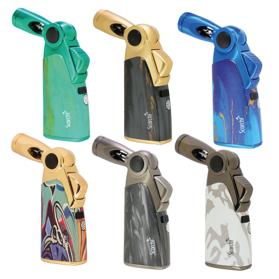Angle Adjustable Jet Flame Scorch Torch, 9-Piece