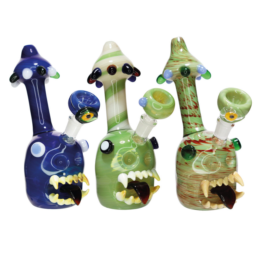 10 Inch Monster Head Glass Bubbler