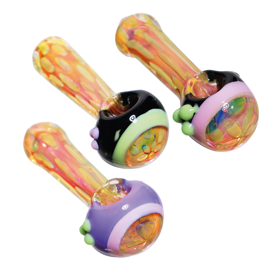 5 Inch Fumed Bubble Glass Spoon Pipe