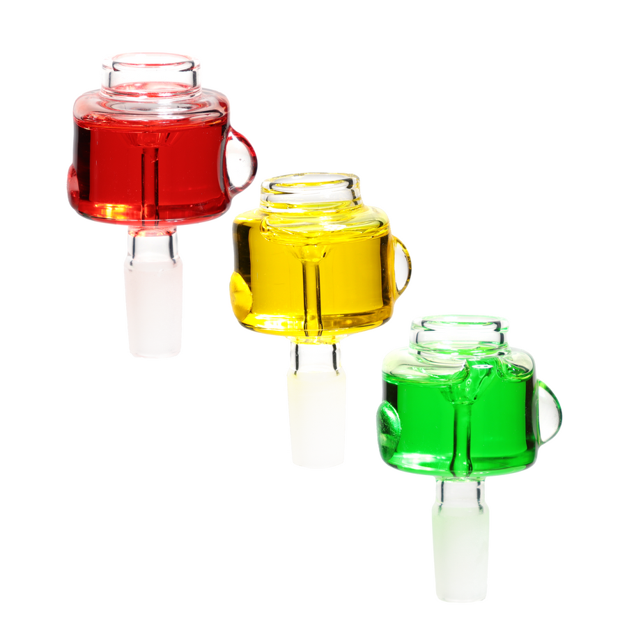 14mm Straight Multicolor Glycerin Glass Bowl