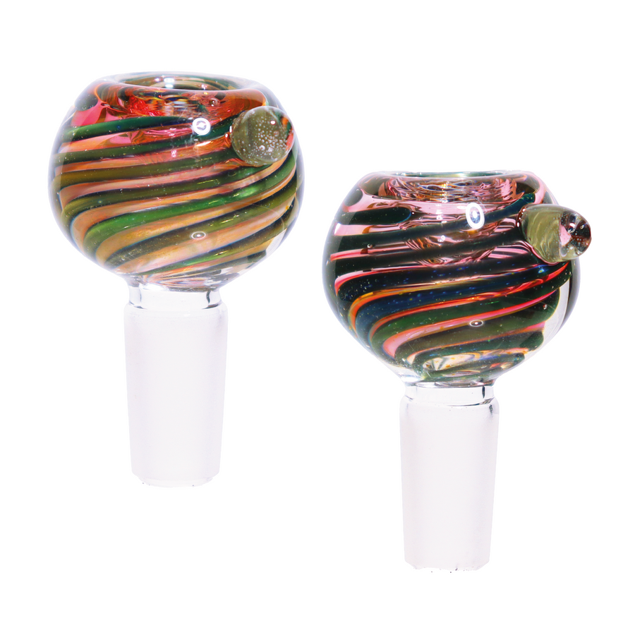 14mm Twisted Glass Bowl