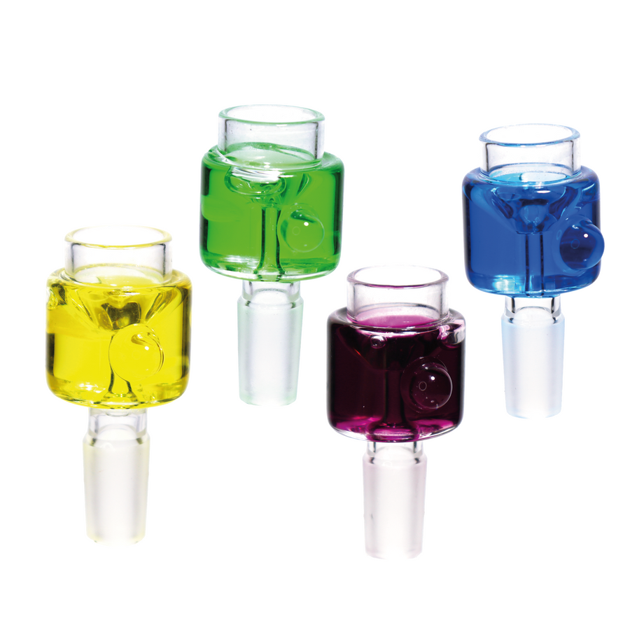 14mm Glycerin Straight Multicolor Glass Bowl