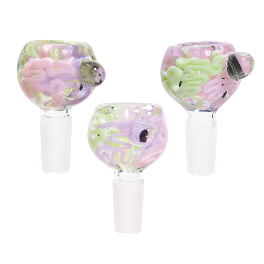 14mm Slime Color Fancy Glass Bowl