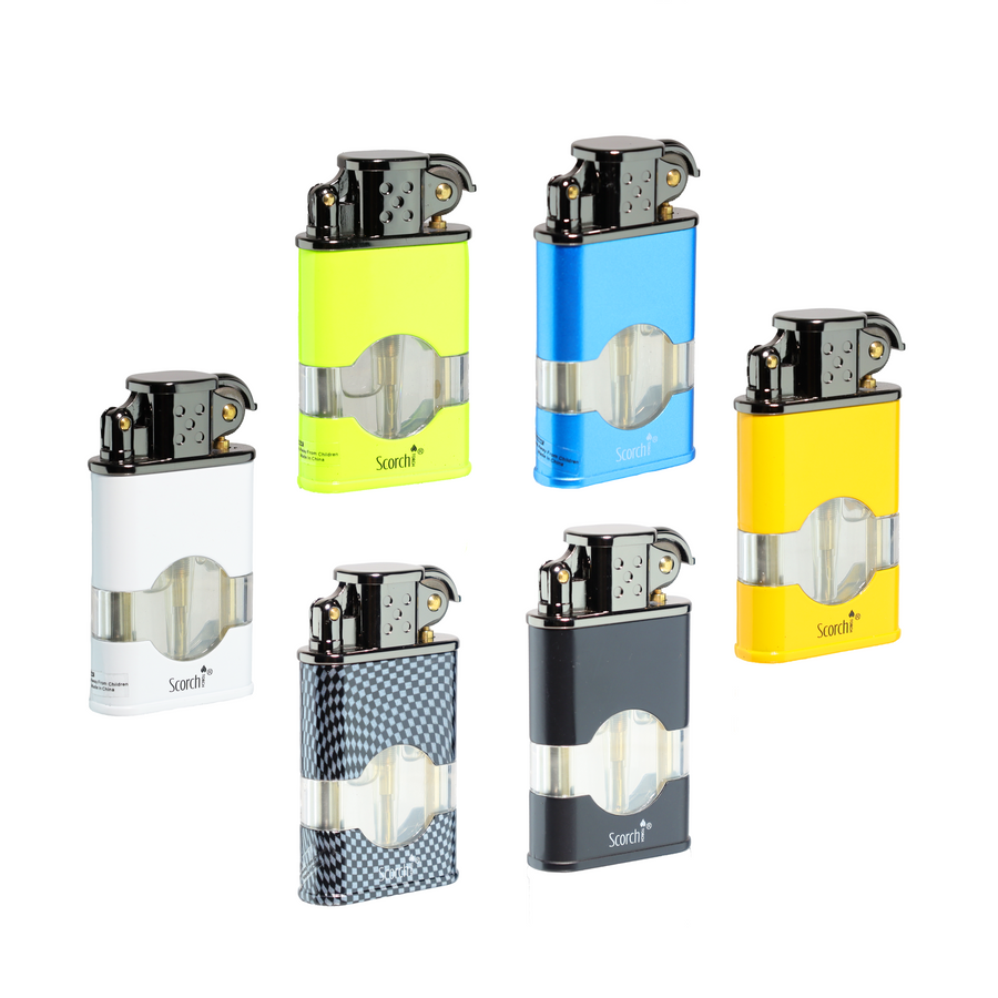 Retro Metal Dab Scorch Torch, 12-Piece Display