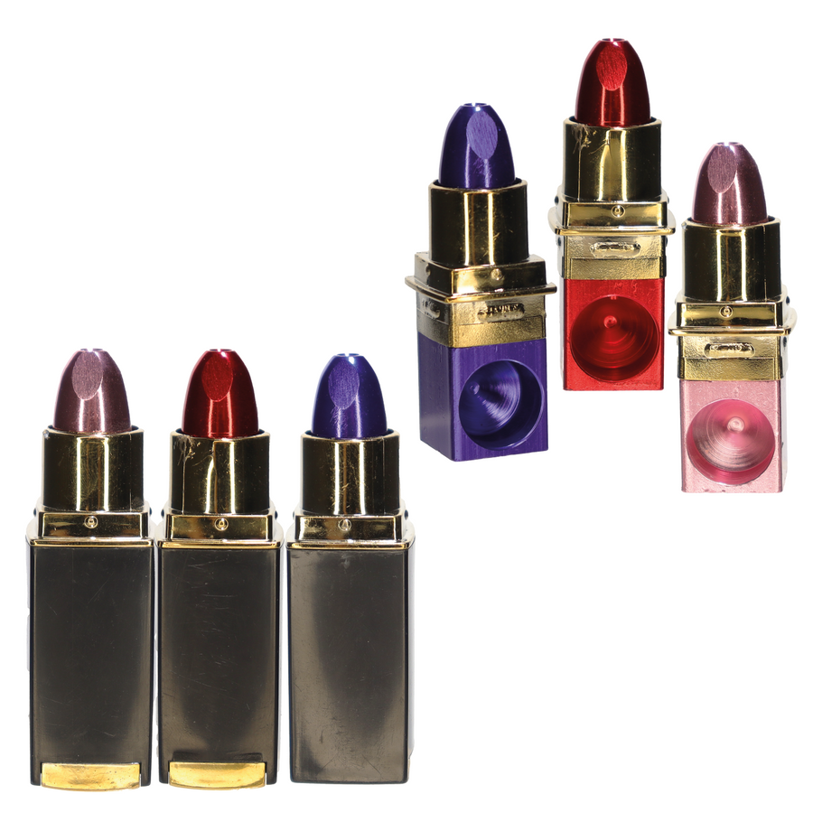 4 Inch Lipstick-Shaped Metal Smoking Pipe