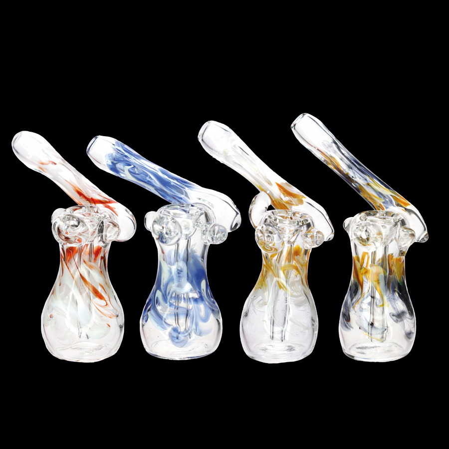 7 Inch USA-Made Heavy Glass Sidecar Bubbler