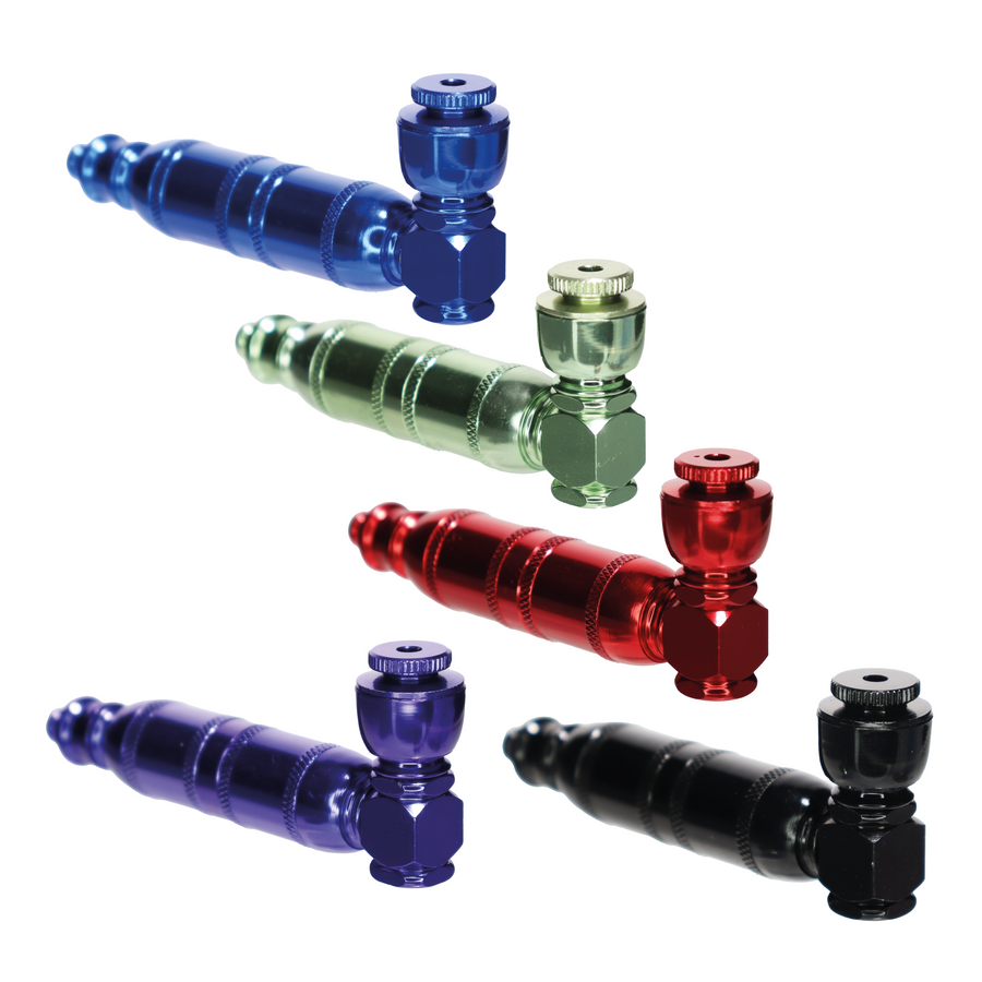 4 Inch Metal Smoking Pipe with Chamber