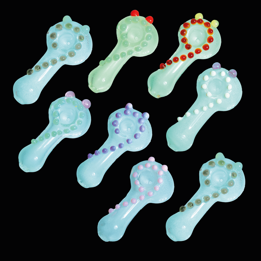 5 Inch Glow-in-the-Dark Spoon Hand Pipe