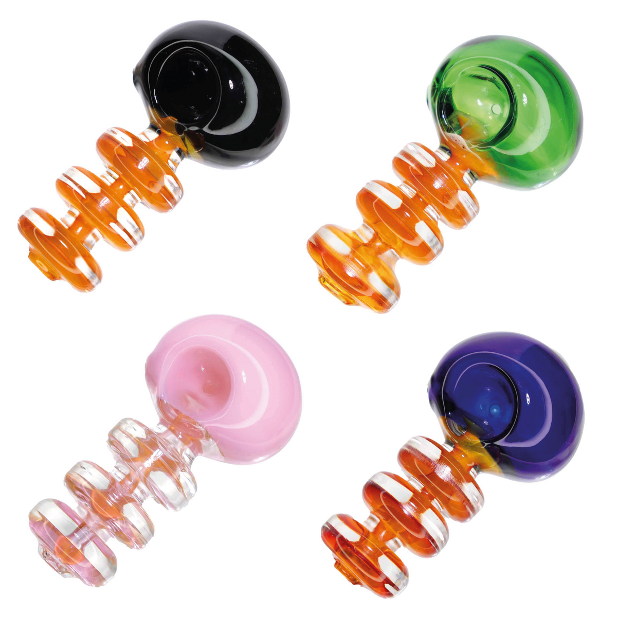 4.5 Inch Handcrafted Glass Spoon Pipe
