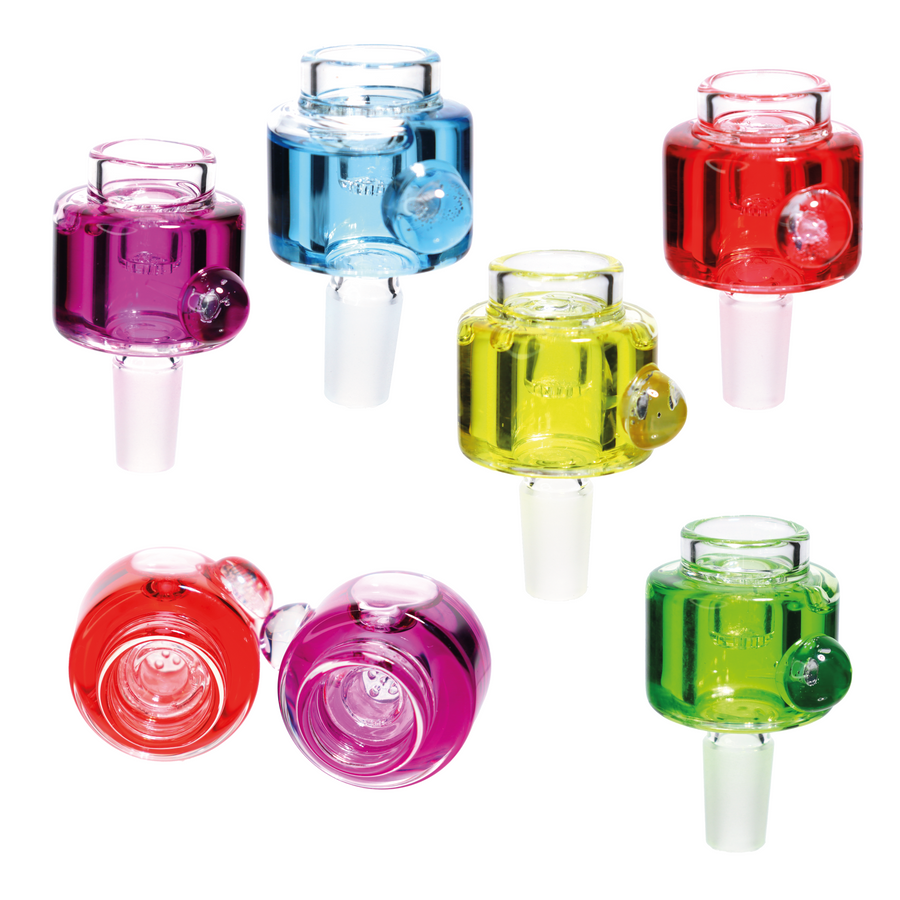 14mm Glycerin Cylinder Screen Glass Bowl