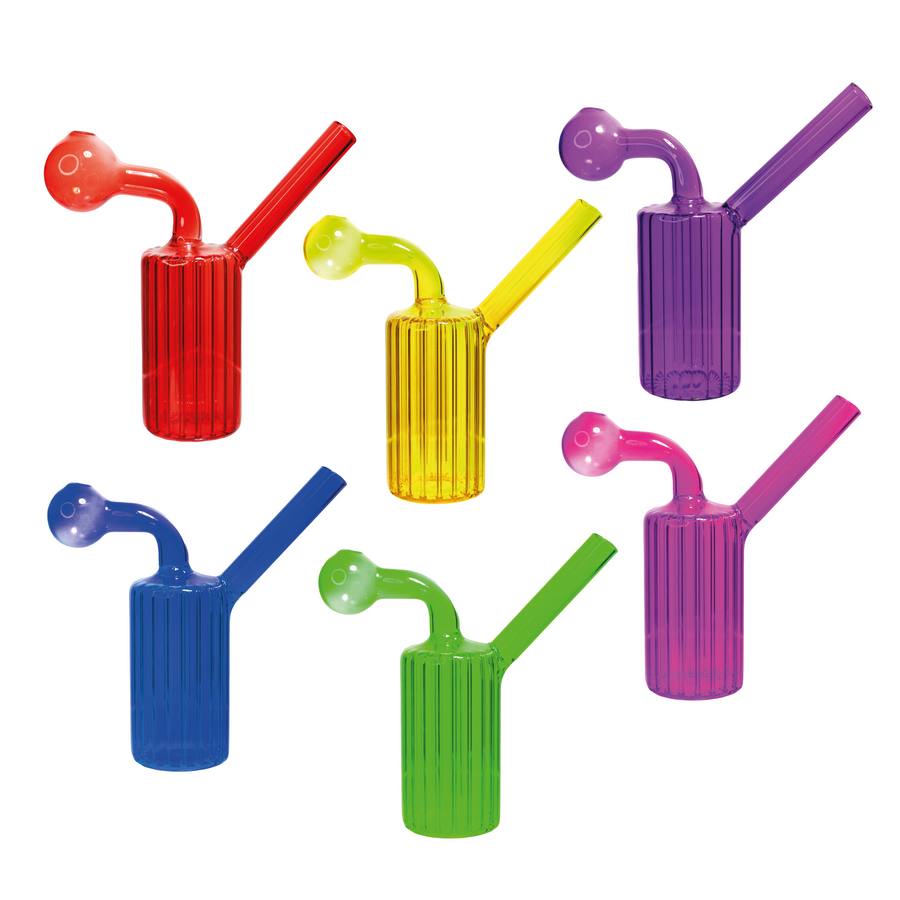 5 Inch Oil Burner Water Pipe, Assorted Colors