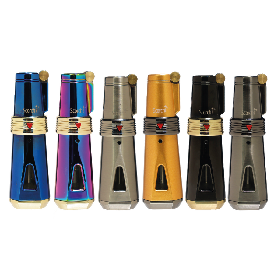 Ignitor Metallic Jet Flame Scorch Torch, 9-Piece