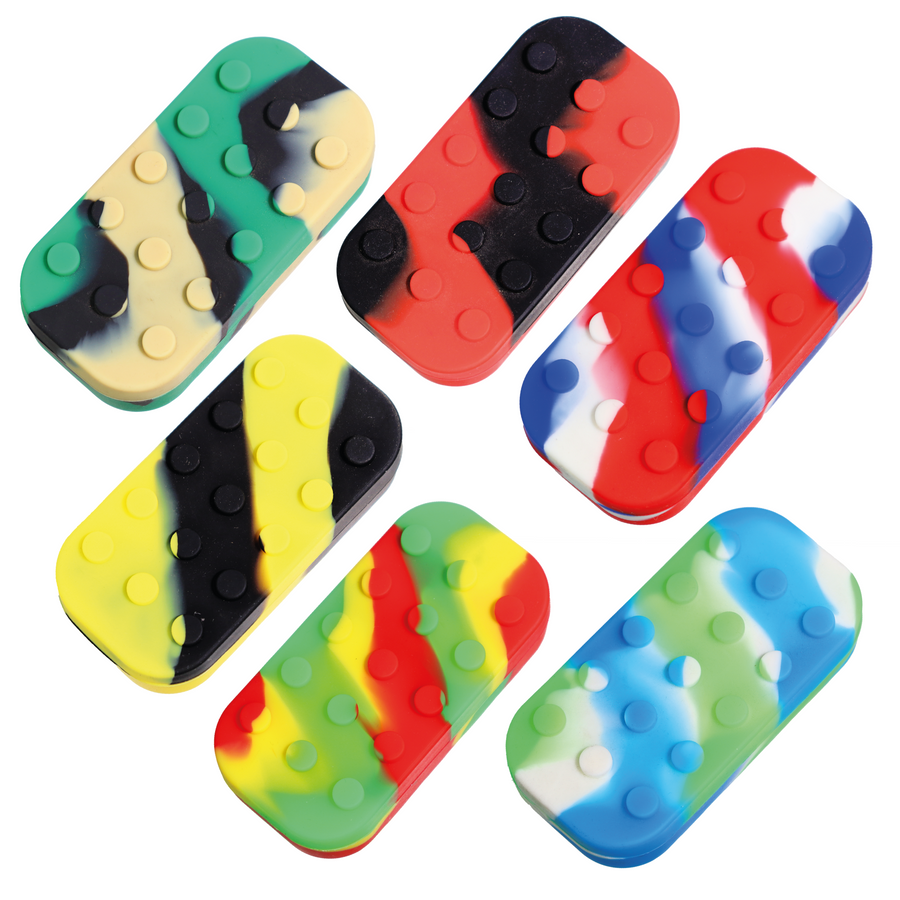 5 Inch Multicolor Silicone Container