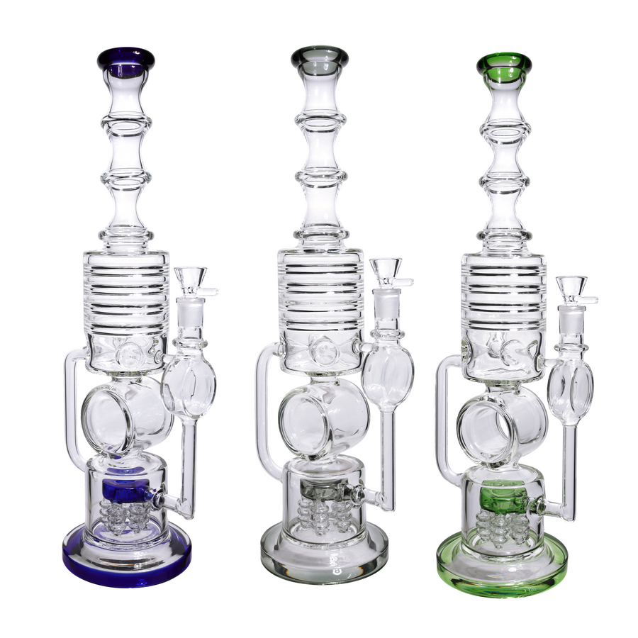 17 Inch Luxury Glass Recycler Bong