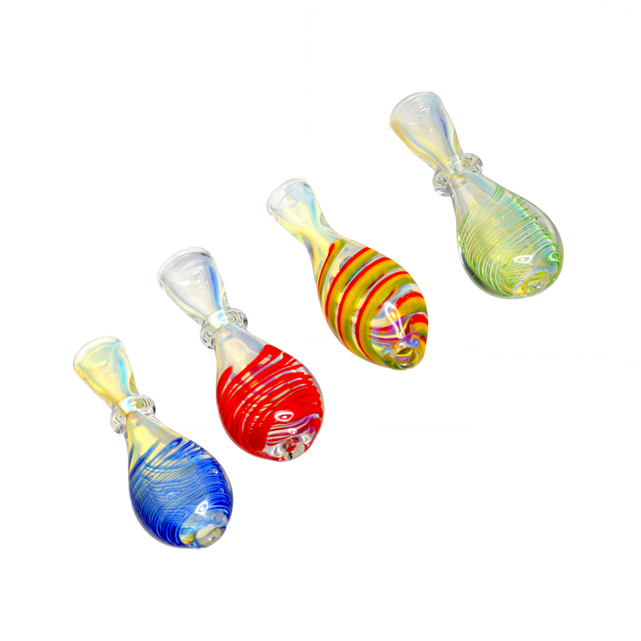 Curvy Mini Glass Chillum