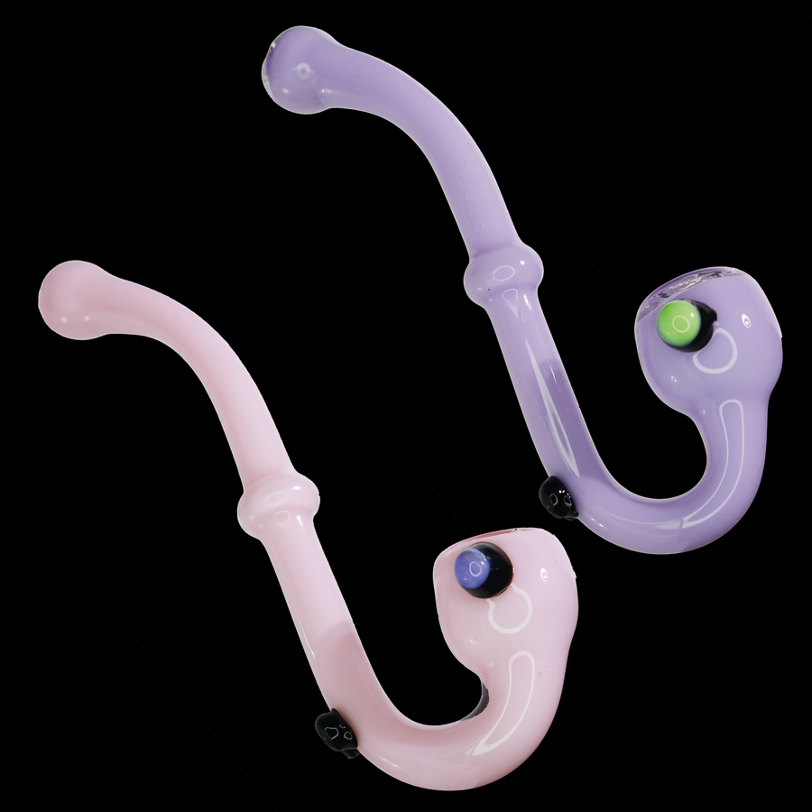 Slime Color Multicolor Glass Sherlock Pipe