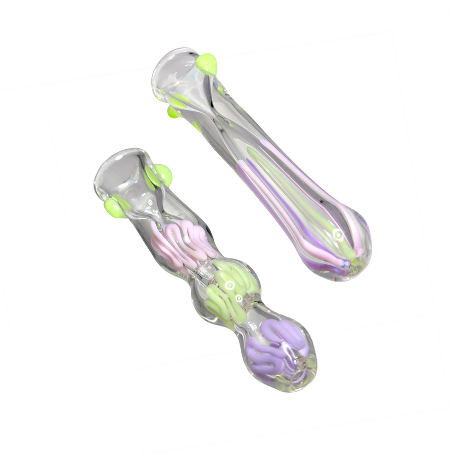 Slime Color Implosion Glass Chillum