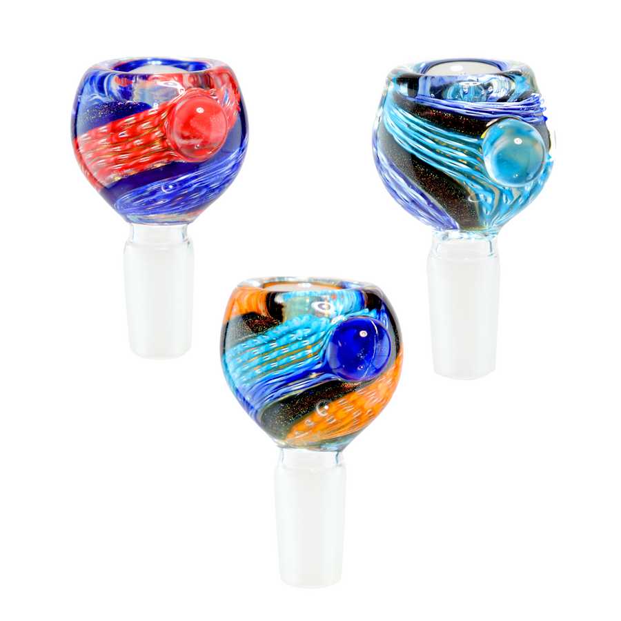 14mm Twisted Sweet Glass Bowl