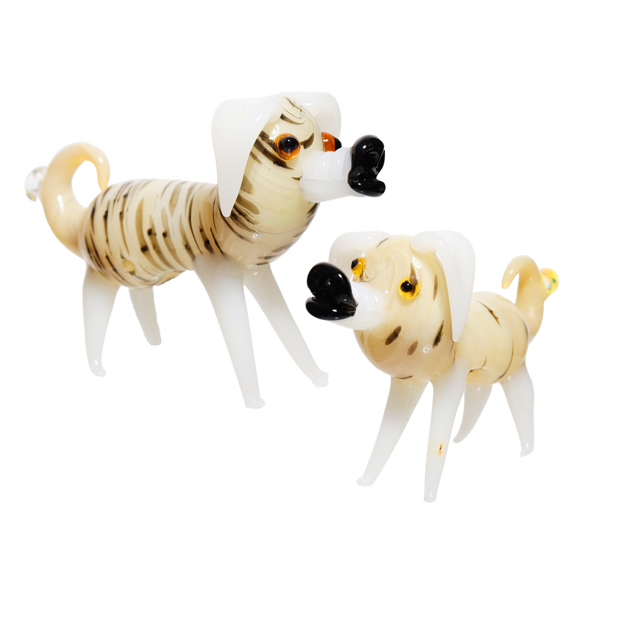 3 Inch Puppy-Shaped Glass Hand Pipe