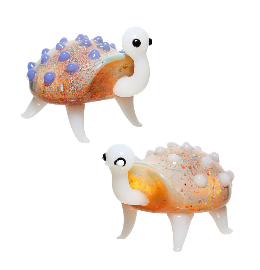 5 In - Cute Girly Turtle Glass Hand Pipe