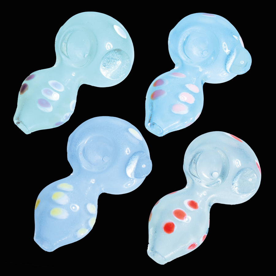 4 Inch Glow-in-the-Dark Mini Spoon Hand Pipe