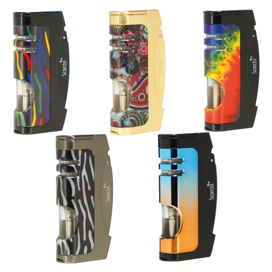Ignitor Metallic Multi-Design Scorch Torch, 12-Piece