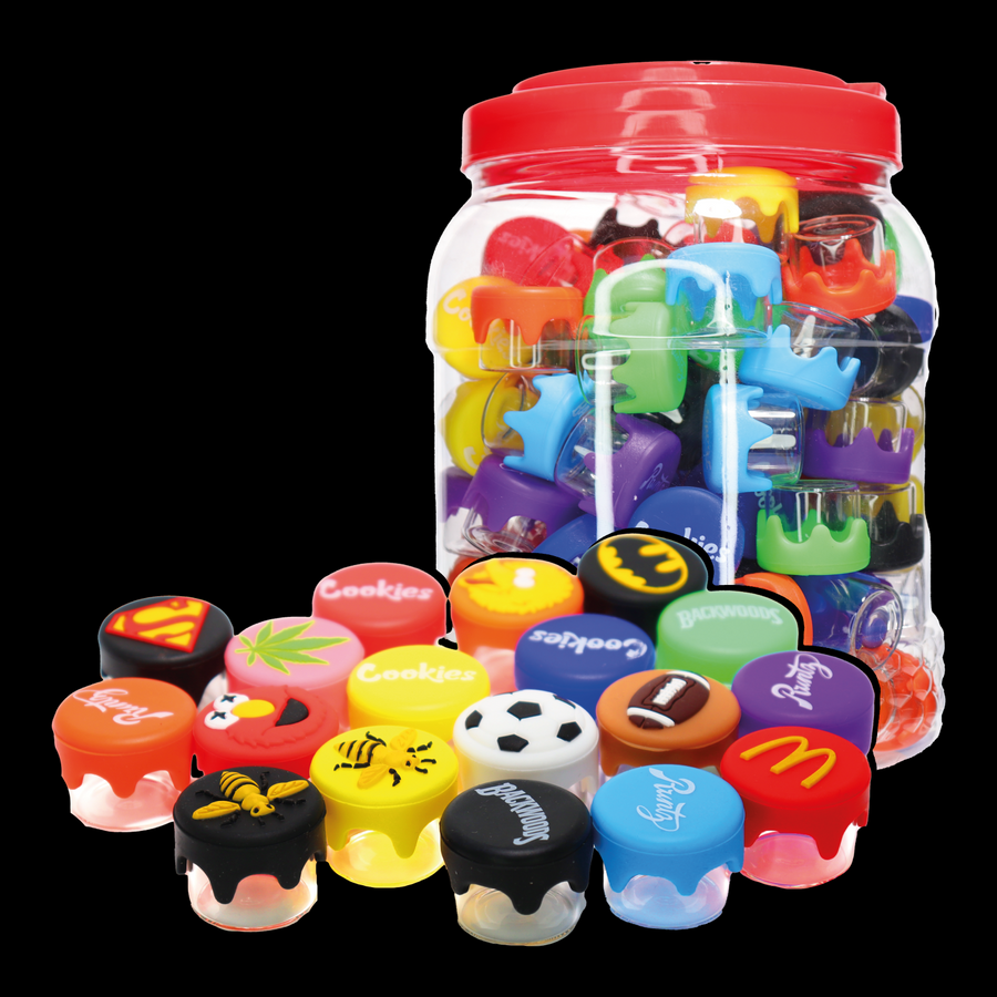 Small Silicone Storage Container, 100-Piece Jar
