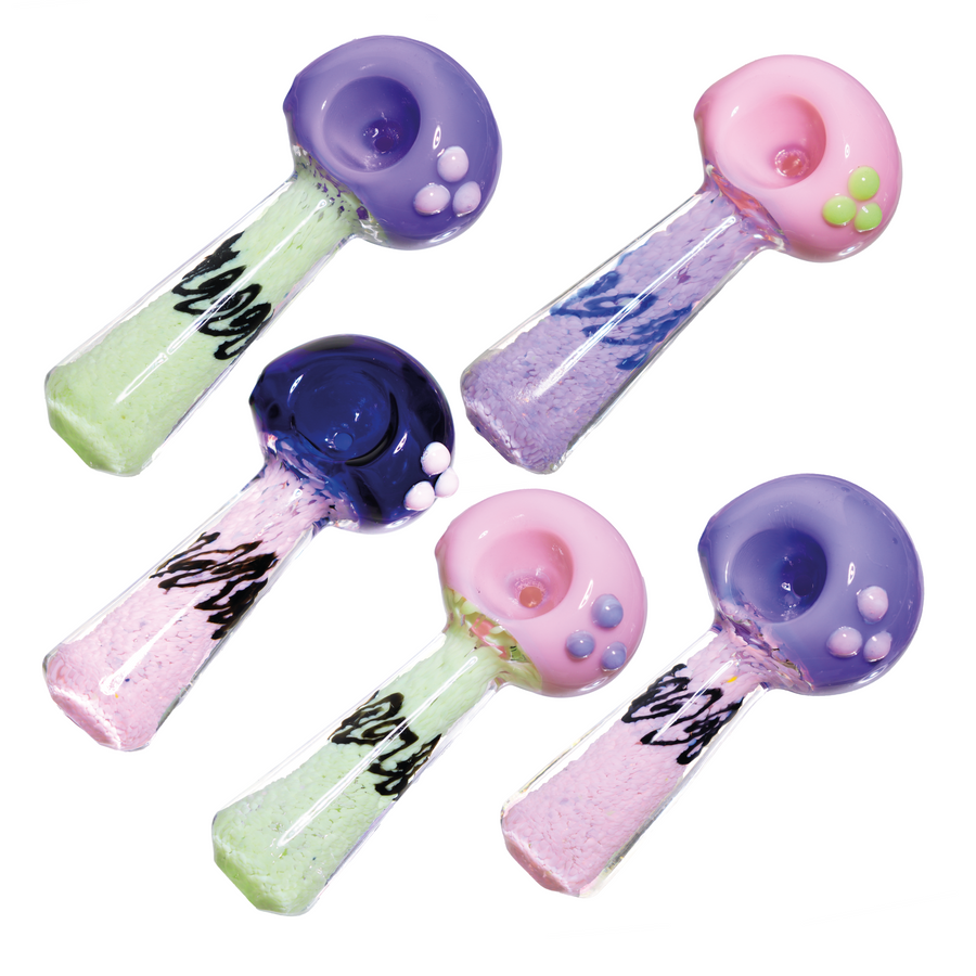 5 Inch Colorful Swirl Glass Hand Pipe