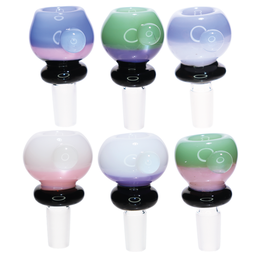 14mm Double Slime Curvy Glass Bowl