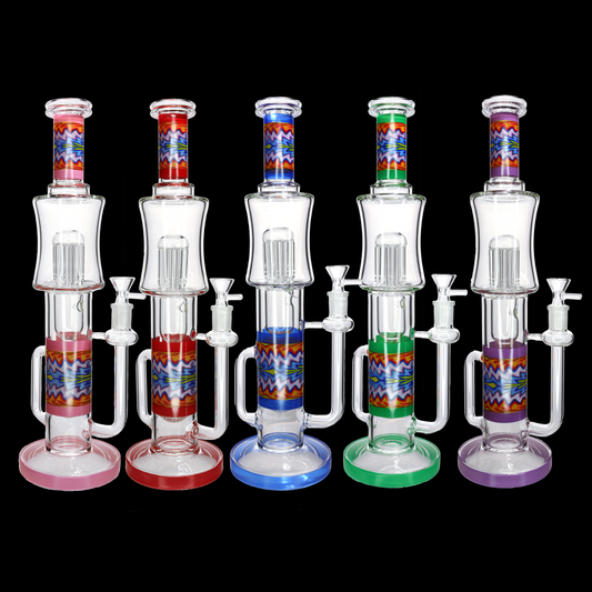 🌈🔥 15” Multi-Chamber Percolator Bong – Premium Filtration Water Pipe