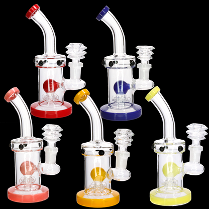 7" Mini Water Pipe Bong | Heavy Glass Wholesale