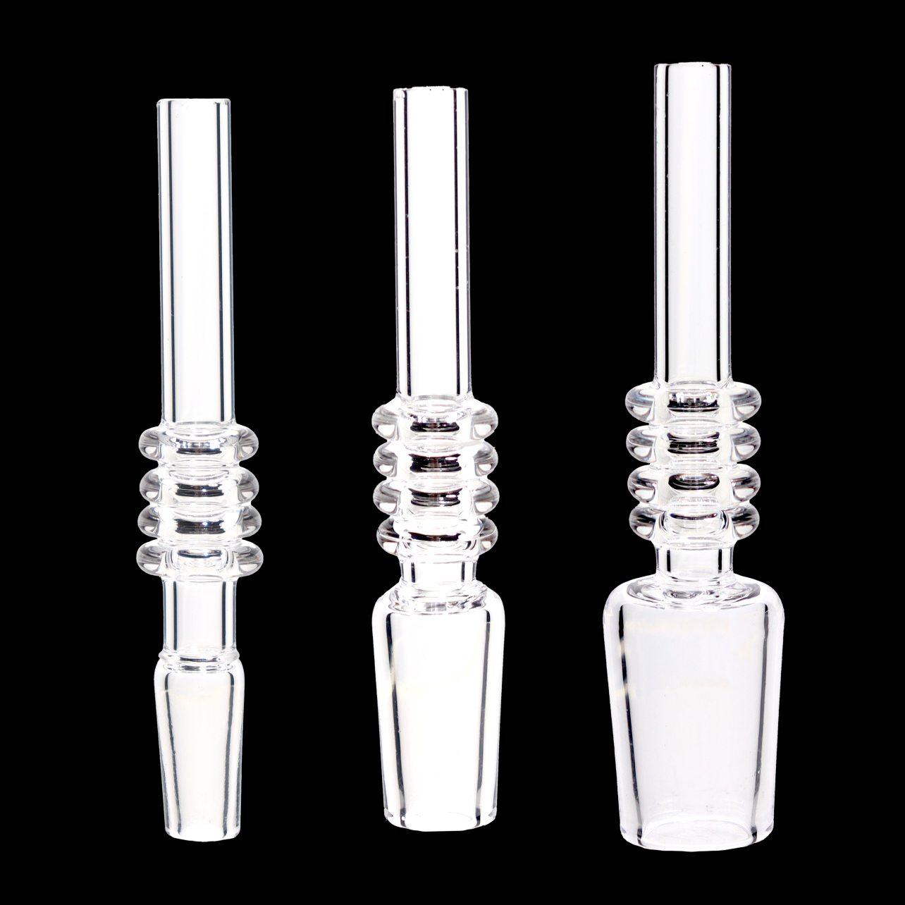 Glass Nail Set 10mm / 14mm / 18mm – Clear Dab Nail | Wholesale