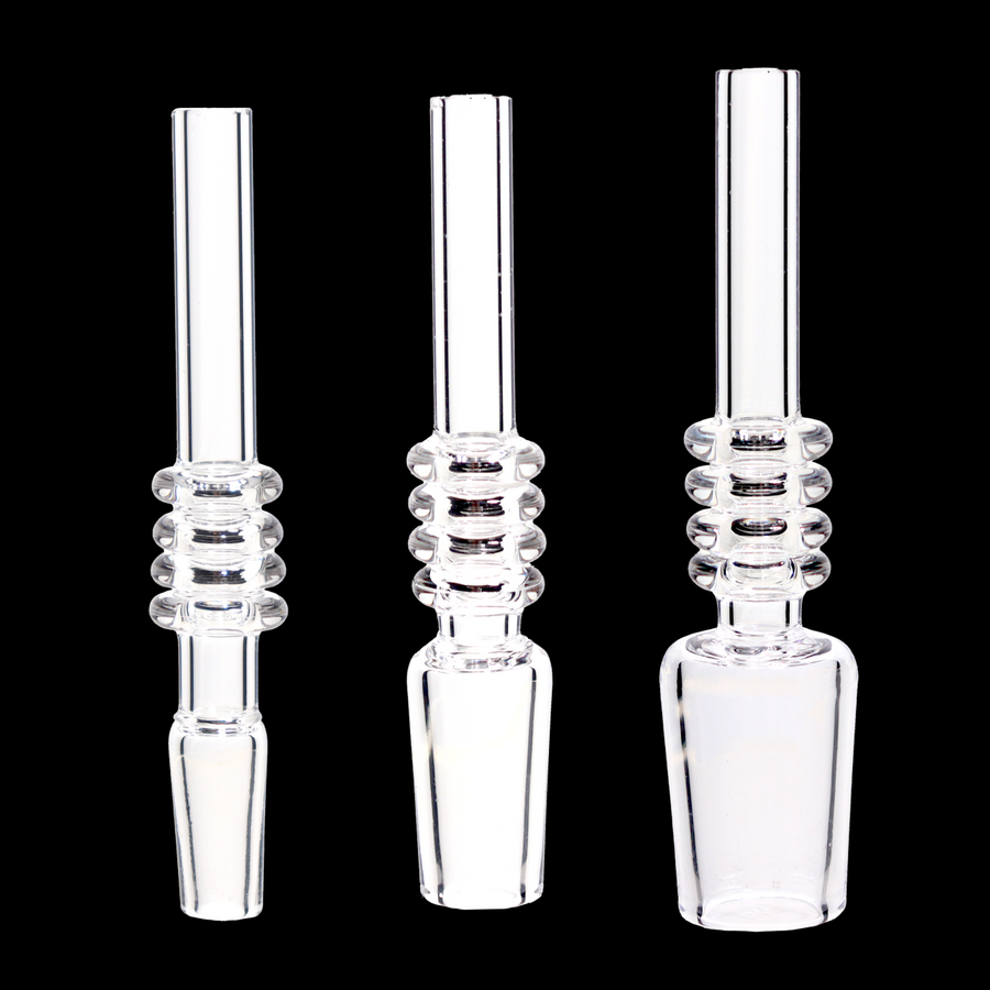 10mm/14mm/18mm Clear Glass Dab Nail Set