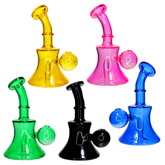 5" Colored Oil Burner Water Pipe – Assorted Colors | Wholesale Glass