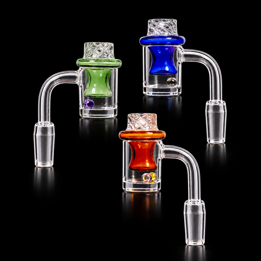 14mm Multicolor Spinner Quartz Carb Cap