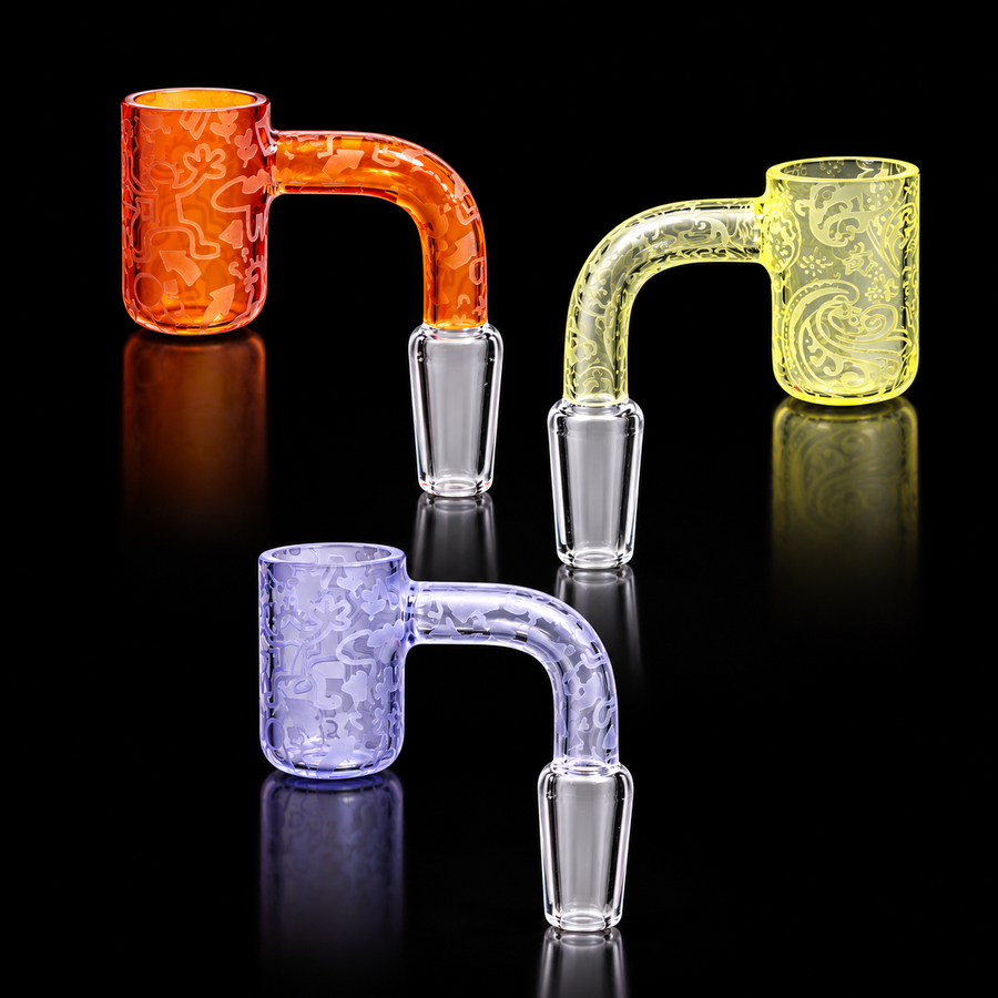 14mm Frozen Pattern Quartz Oil Ring