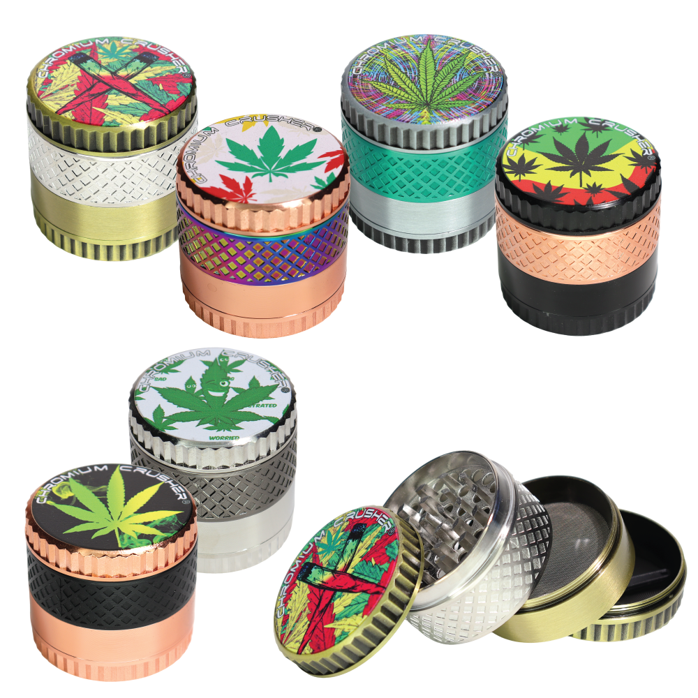 70398LD Chromium Crusher Leaf Diamond Grinder, 6-Piece