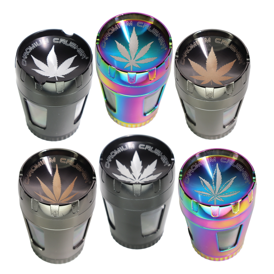 70420 GR-04 Chromium Crusher Metal Grinder, 6-Piece