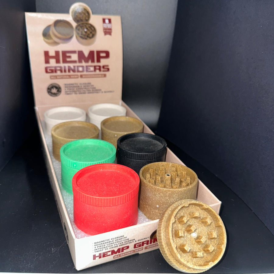 2 Inch Hemp Grinder, 8-Piece Display
