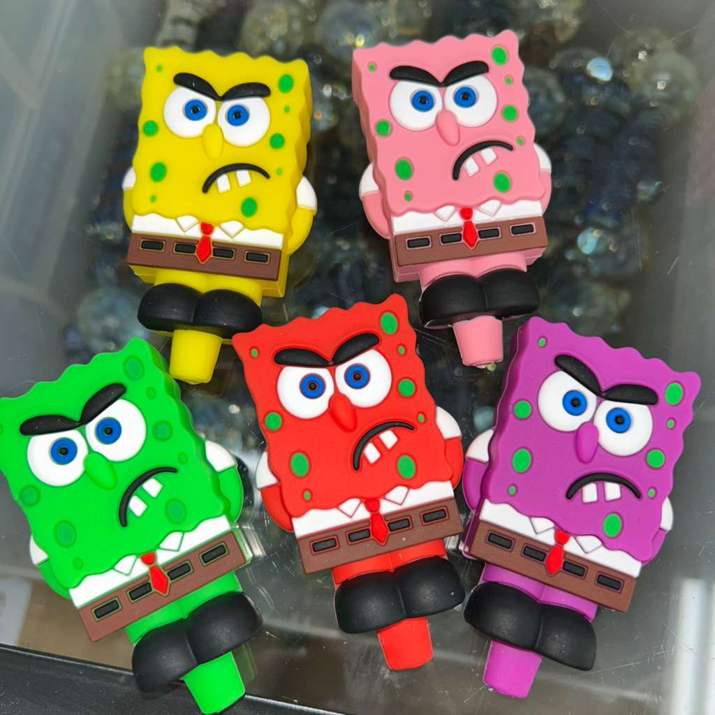 Silicone Pipe Glass Bowl SpongeBob SquarePants