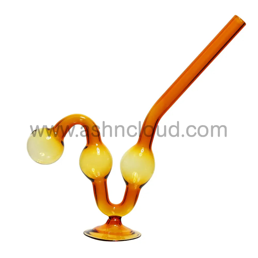 Amber Water Dog With Base Oil Burner 2 Chamber