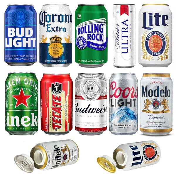 Beer Can Design Stash Can, Hidden Storage