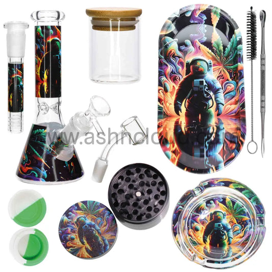 Best Seller - Astronaut Gift Box Water Pipe For Holidays Kit Wax/Weed