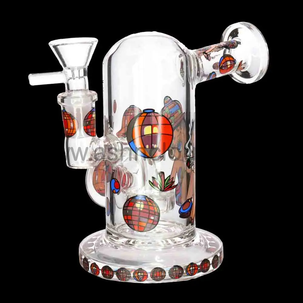 Betty Boop 8’’ Thick Cartoon Vintage Glass Bong with Internal Perc – Wholesale Water Pipe