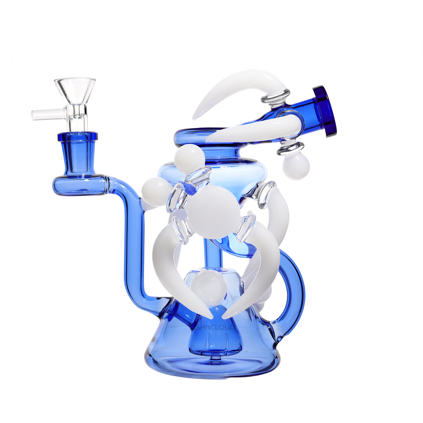 7 in - Super Exotic Multicolor Glass Recycler